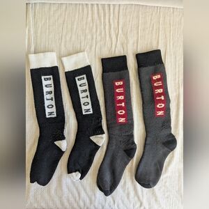 Burton Men's Snowboarding Socks - 2 pairs